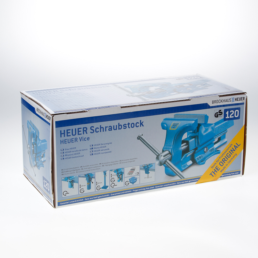 Heuer Heuer Bankschroef vaste bekken 120mm