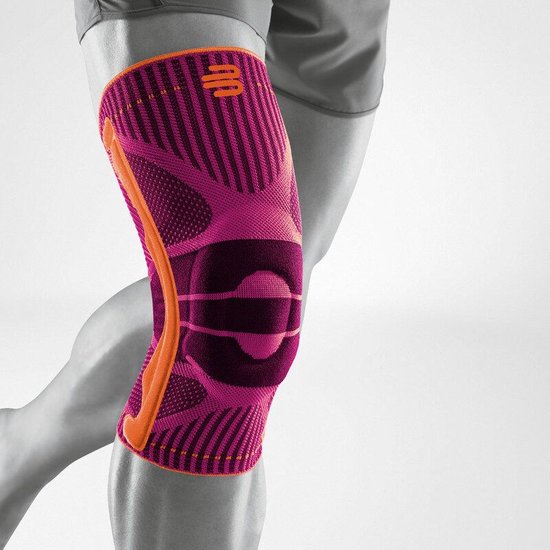Bauerfeind Sport s Kniebrace Knee Support - Roze