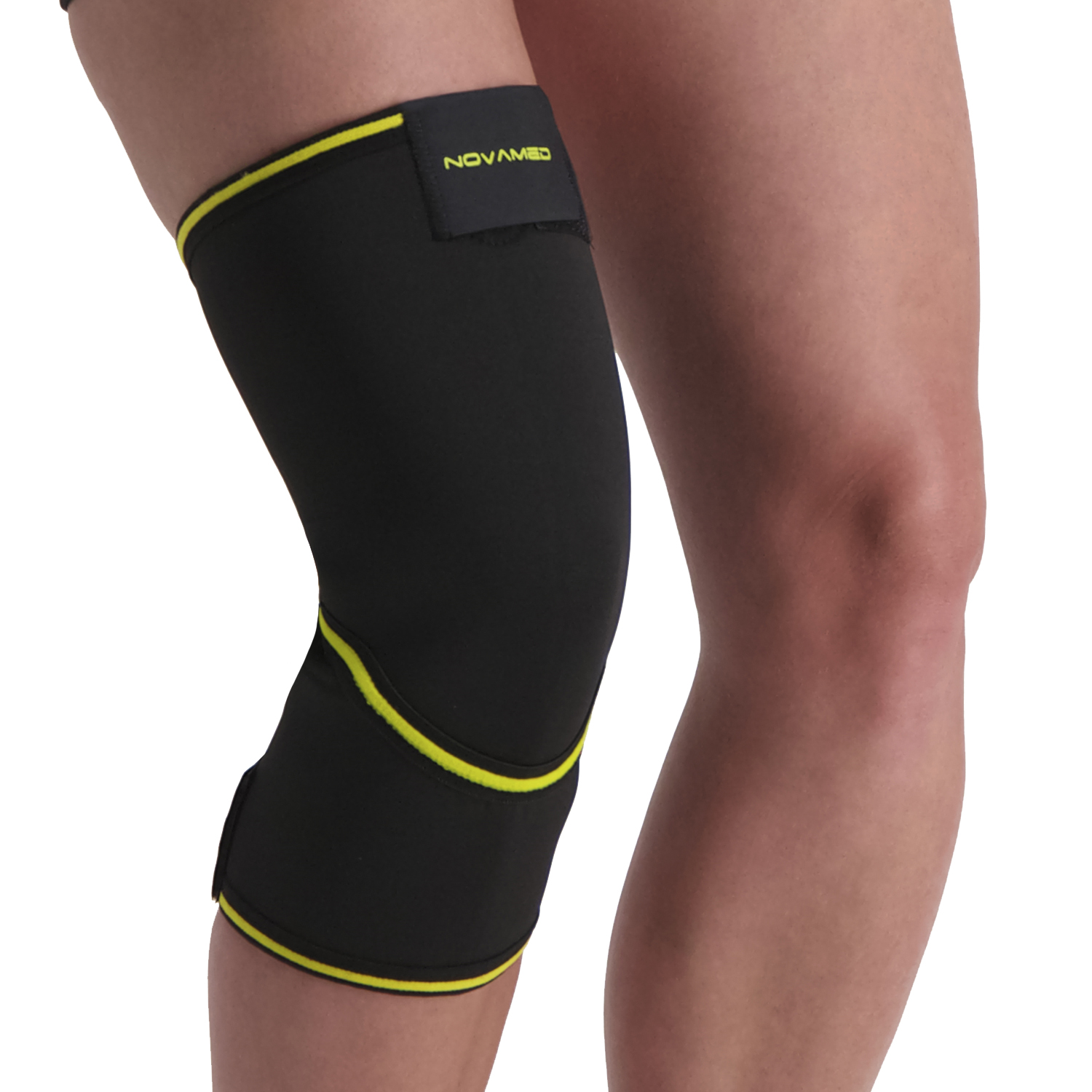 Novamed Kniebrace met gesloten patella - Zwart