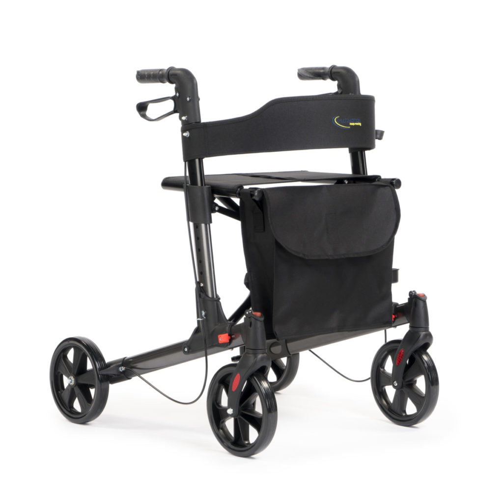 MultiMotion Rollator Lichtgewicht Dubbel Opvouwbaar