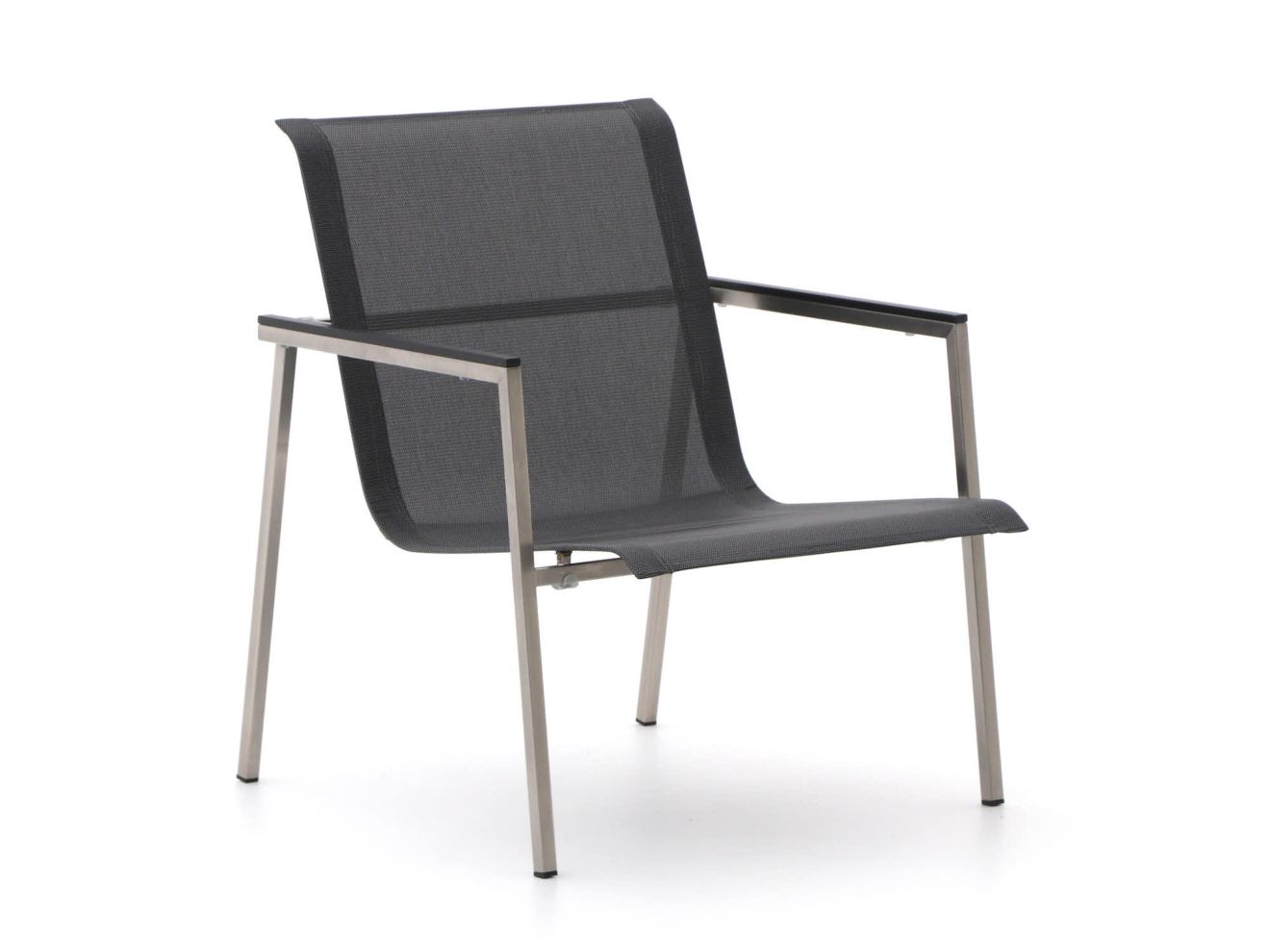 Bernstein Bernstein Mainz lounge tuinstoel stapelbaar - Laagste prijsgarantie! - Grijs