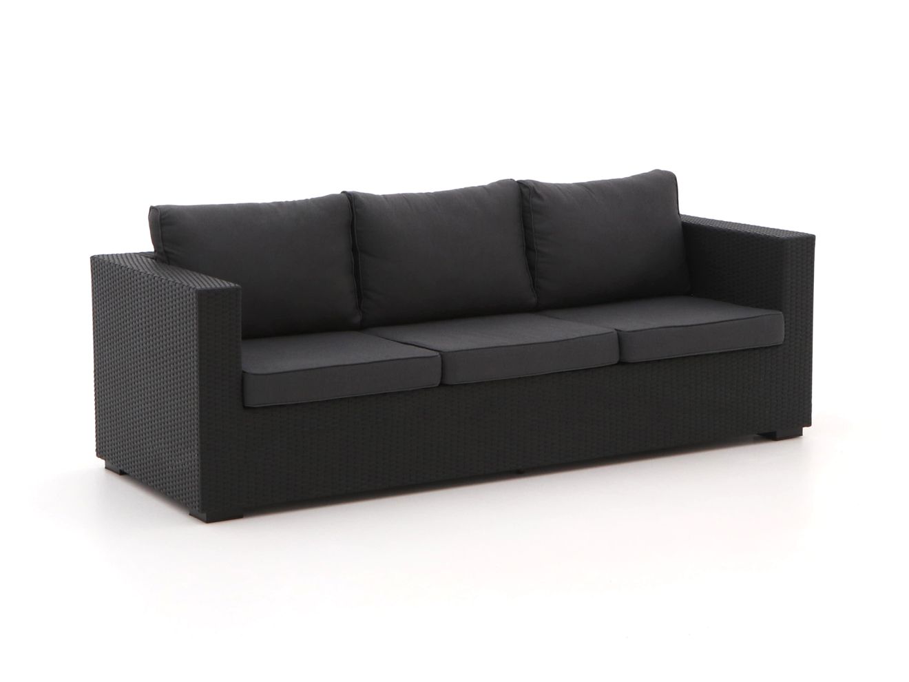 Forza Forza Giotto lounge tuinbank 3-zits 230cm - Laagste prijsgarantie! - Zwart