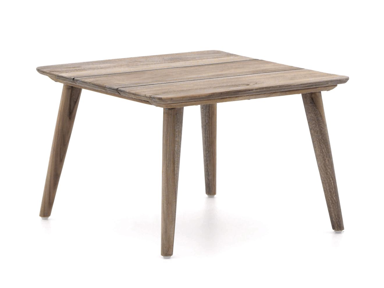 ROUGH-K lounge tuintafel 60x60x40cm - Laagste prijsgarantie! - Bruin