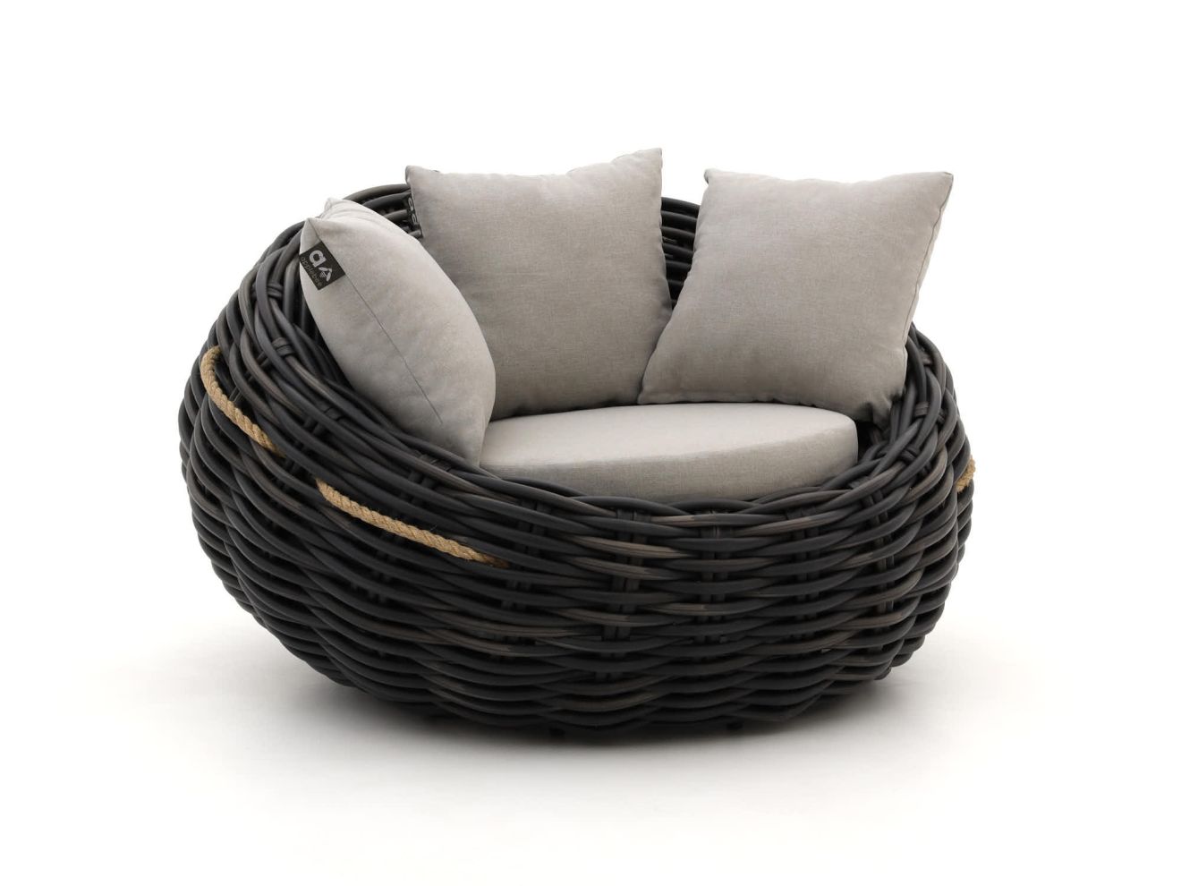 Applebee Apple Bee Cocoon lounge tuinstoel - Laagste prijsgarantie! - Zwart