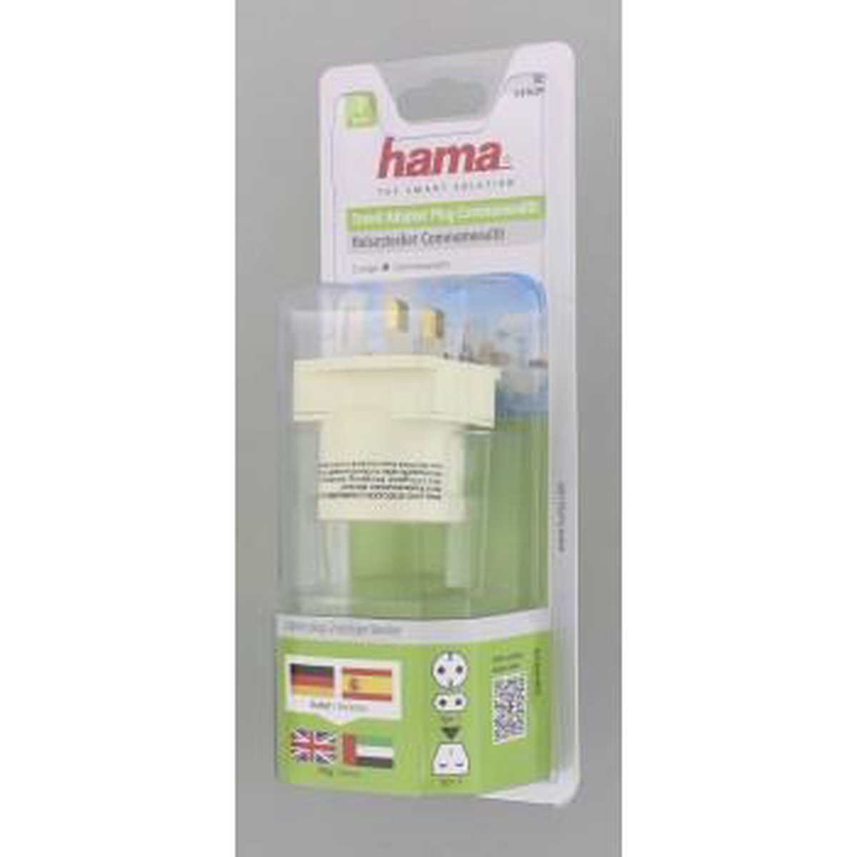 Hama 2-3 pins adapter - 47629 - Wit