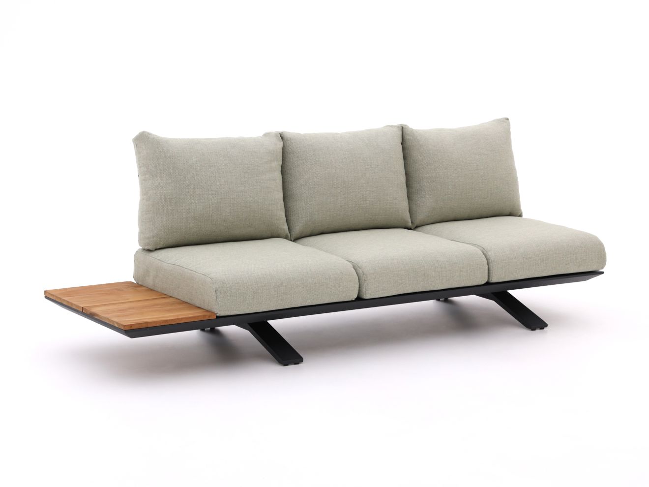 SUNS SUNS Stockholm lounge tuinbank 3-zits links/rechts 255cm - Laagste prijsgarantie! - Grijs