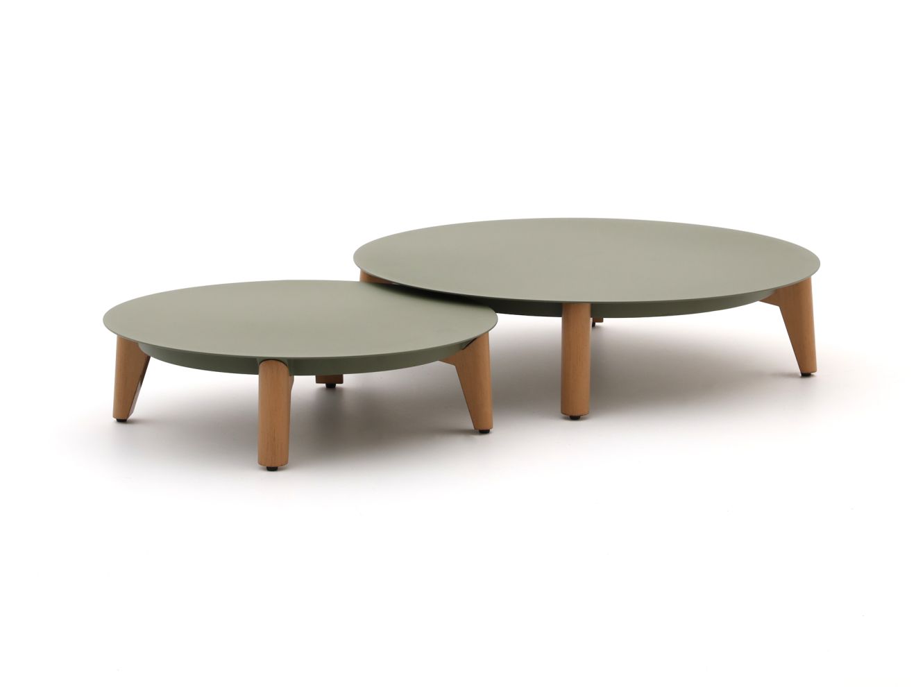 Bellagio Esenta lounge tuintafel ø86 (h:21cm)/ø 68 (h:19cm) - Laagste prijsgarantie! - Groen