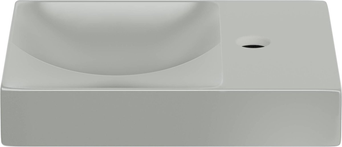 Clou Vale font. 38 cm, zonder kraangat rechts, mat grijs keram