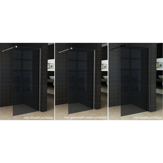 Wiesbaden Wiesbaden Slim glasplaat 800 x 2000 x 8 mm nano rookglas