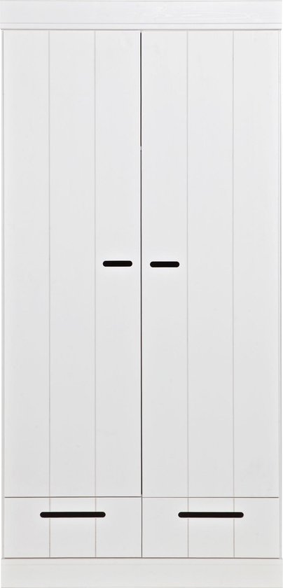 Woood Kledingkast Kaat Wit
