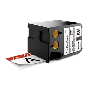 Dymo DYMO 1868716 XTL voorgesneden veiligheidslabels met rode header 51mm x 102mm (origineel)