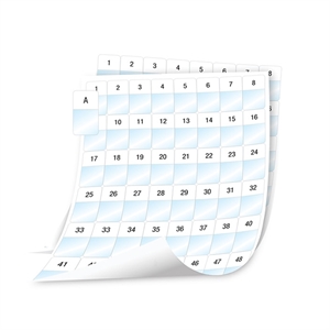 Dymo DYMO 1908553 XTL voorgesneden gelamineerde kabelwikkel op vel 24mm x 42mm (origineel)