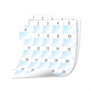 Dymo DYMO 1908556 XTL voorgesneden gelamineerde kabelwikkel op vel 41mm x 42mm (origineel)