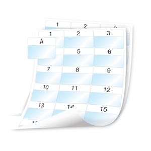 Dymo DYMO 1908558 XTL voorgesneden gelamineerde kabelwikkel op vel 54mm x 42mm (origineel)