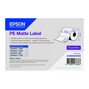 Epson Epson C33S045548 PE matte label 102mm x 76mm (origineel)