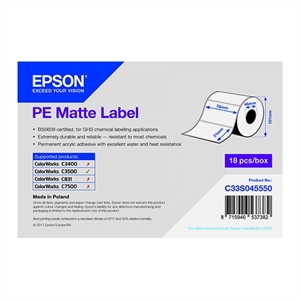 Epson Epson C33S045550 PE matte label 76mm x 51mm (origineel)