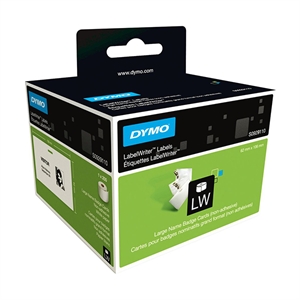 Dymo DYMO S0929110 grote naambadgekaartjes niet-zelfklevend 62mm x 106mm (origineel)