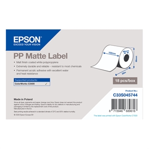 Epson Epson C33S045744 PP matte label 102mm x 29m (origineel)