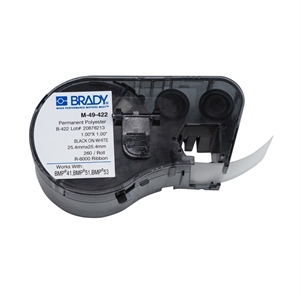Brady Brady M-49-422 permanent polyester labels | 25,4mm x 25,4mm
