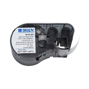 Brady Brady M-53-427 gelamineerd vinyl labels | 25,4mm x 102mm x 25,4mm