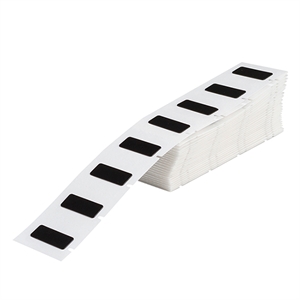 Brady Brady M71EP-6-7593-BK gelamineerde polyester labels | 45,00 mm x 15,00 mm (origineel) - Zwart