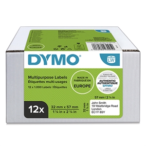 Dymo Dymo 2093095 verwijderbare multifunctionele etiketten 12 rollen (origineel)