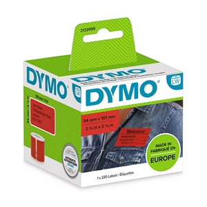 Dymo Dymo 2133399 verzend- en naambadge etiketten rood (origineel)