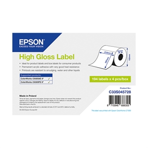 Epson Epson C33S045728 high gloss label 210 x 297 mm (origineel)