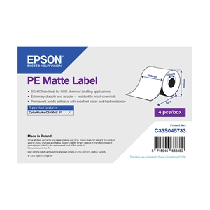 Epson Epson C33S045733 PE matte label 203 mm x 55 m (origineel)