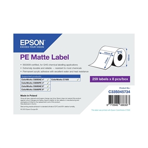 Epson Epson C33S045734 PE matte label 105 x 210 mm (origineel)
