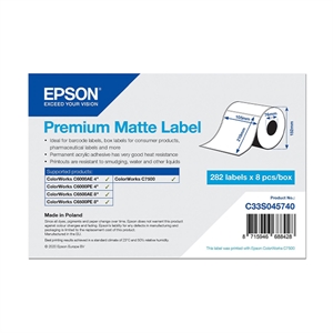 Epson Epson C33S045740 premium matte label 105 x 210 mm (origineel)