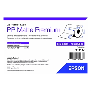 Epson Epson 7113410 PP matte label 102 x 51 mm (origineel)