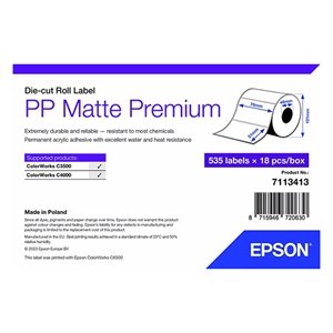 Epson Epson 7113413 PP matte label 76 x 51 mm (origineel)