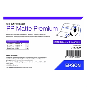 Epson Epson 7113420 PP matte label 76 x 51 mm (origineel)