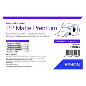 Epson Epson 7113424 PP matte label 210 x 105 mm (origineel)