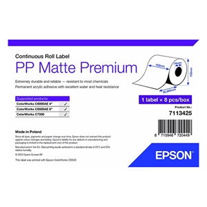 Epson Epson 7113425 PP matte label 102 mm x 55 m (origineel)