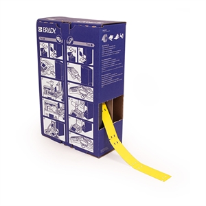 Brady Brady BM-25x75-348-YL polyolefin tags | 25 mm x 75 mm (origineel) - Geel