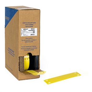 Brady Brady BM-25x75-7643-YL polyurethaan tags | 25 mm x 75 mm (origineel) - Geel