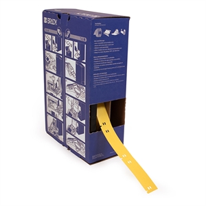 Brady Brady BM-10x75-7643-YL polyurethaan tags | 10 mm x 75 mm (origineel) - Geel