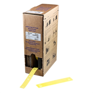 Brady Brady BM-10x60-7643-YL polyurethaan tags | 10 mm x 60 mm (origineel) - Geel