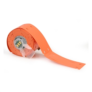 Brady Brady M6-25x75-7643-OR polyurethaan tags | 25 mm x 75 mm (origineel) - Oranje