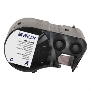 Brady Brady M5-117-492 FreezerBondz polyester labels zwart op wit | 12,7 mm x 25,4 mm (origineel)