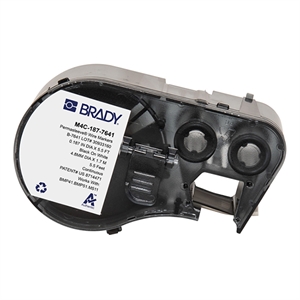 Brady Brady M4C-187-7641 tape krimpkous zwart op wit | 8,50 mm x 2,13 m (origineel)