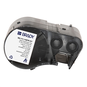Brady Brady M5-111-145FR-GY polyethyleen labels zwart op grijs | 19,05 mm x 30,63 mm (origineel)