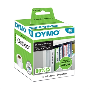Dymo DYMO S0722480 / 99019 brede ordneretiketten (origineel)