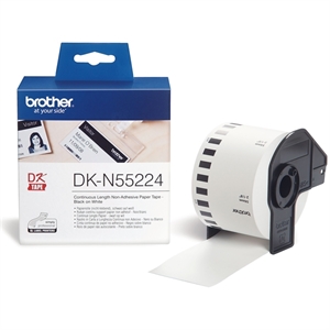Brother Brother DK-N55224 niet klevende papiertape wit 54mm x 30,48m (origineel)