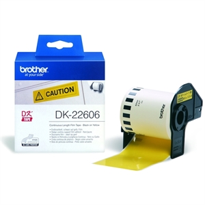 Brother Brother DK-22606 continue filmtape 62mm x 15,24m (origineel) - Geel