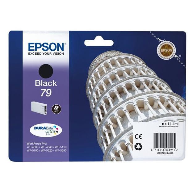 Epson Epson Epson 79XL Inktpatroon T7901 Replace: N/A - Zwart