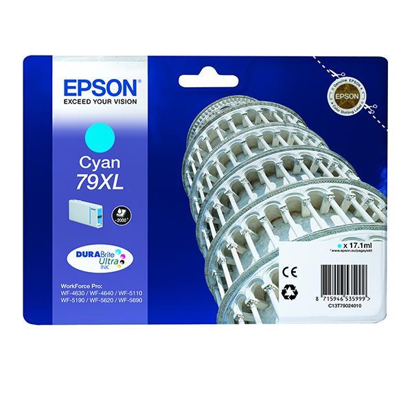Epson Epson Epson 79XL Inktpatroon cyaan T7902 Replace: N/A
