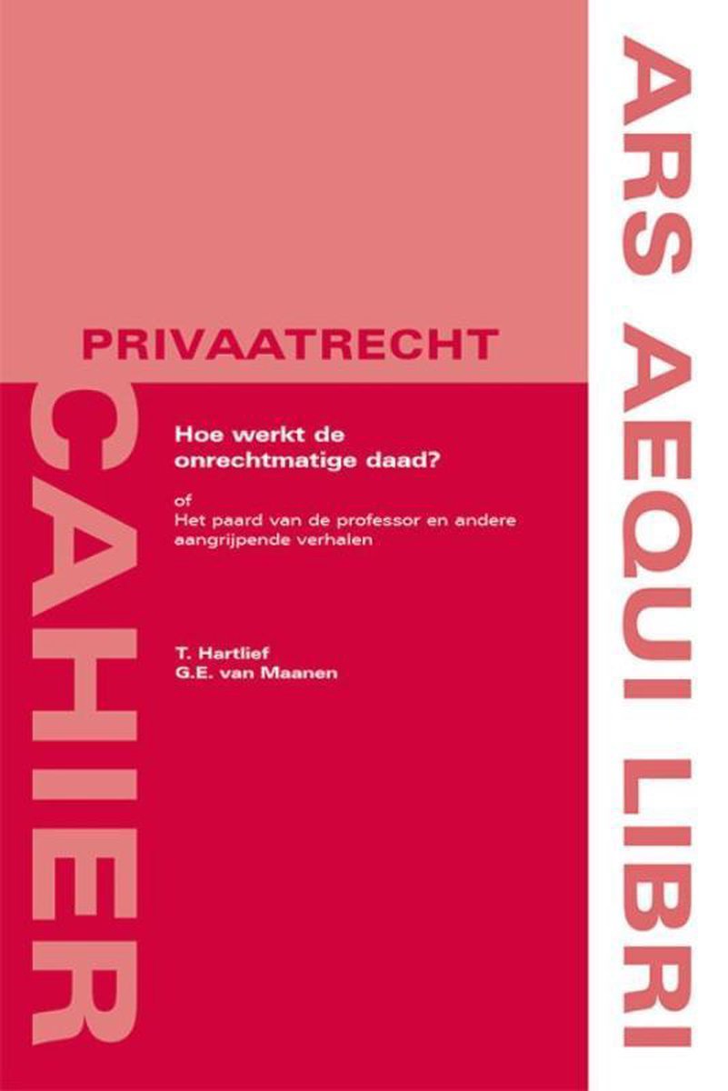Juridische Uitgeverij Ars Aequi Hoe werkt de onrechtmatige daad?